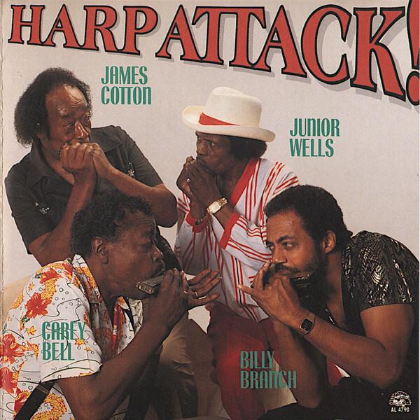 James Cotton, Junior Wells, Carey Bell, Billy Branch - Harp Attack! Bon état -  reconditionné disponible sur Label Emmaüs